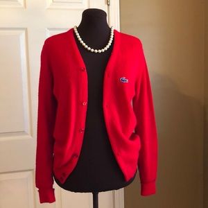 Authentic original Izod Lacoste vintage cardigan